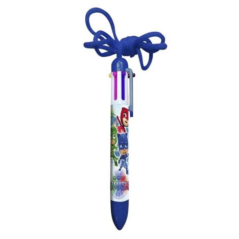 PJ Masks 6 in 1 Multicolour Pen With Cord £1.99